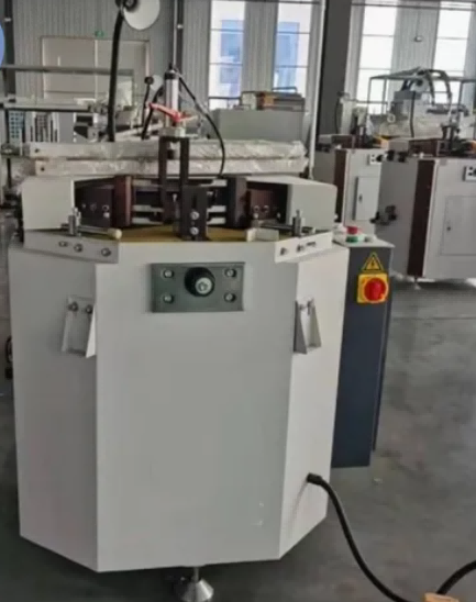 Lejang Bilah 100mm × 3500mm Kapasiti Bingkai Tugas Berat Tunggal Kepala Aluminium Jendela Pintu Mesin Pengepit Sudut