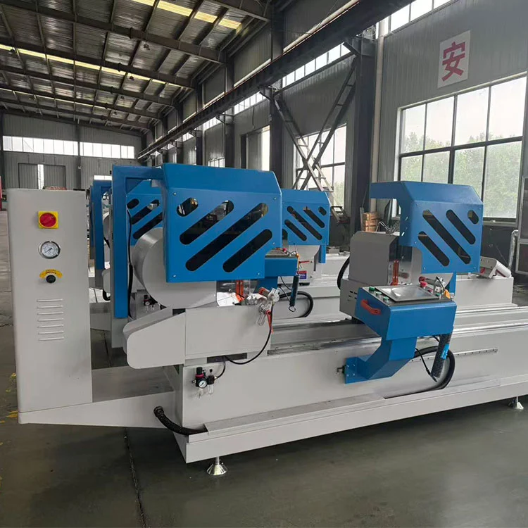 Gergaji Miter Aluminium Auto Double Kepala Penuh