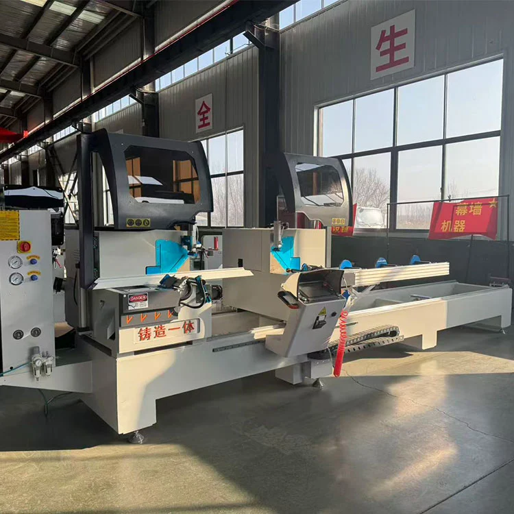 Mesin Pemotong Profil Aluminium Separa automatik Double Head Mitre Saw